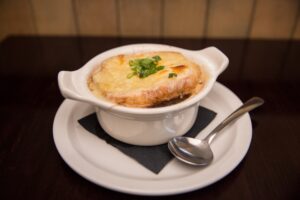 French onion soup appetizer